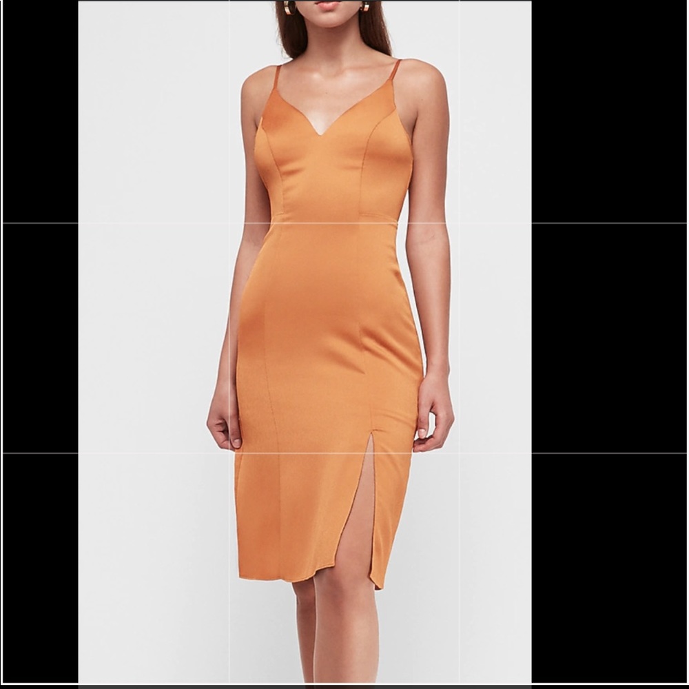 Express marigold dress